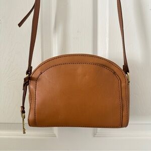 Fossil Leather Crossbody Bag